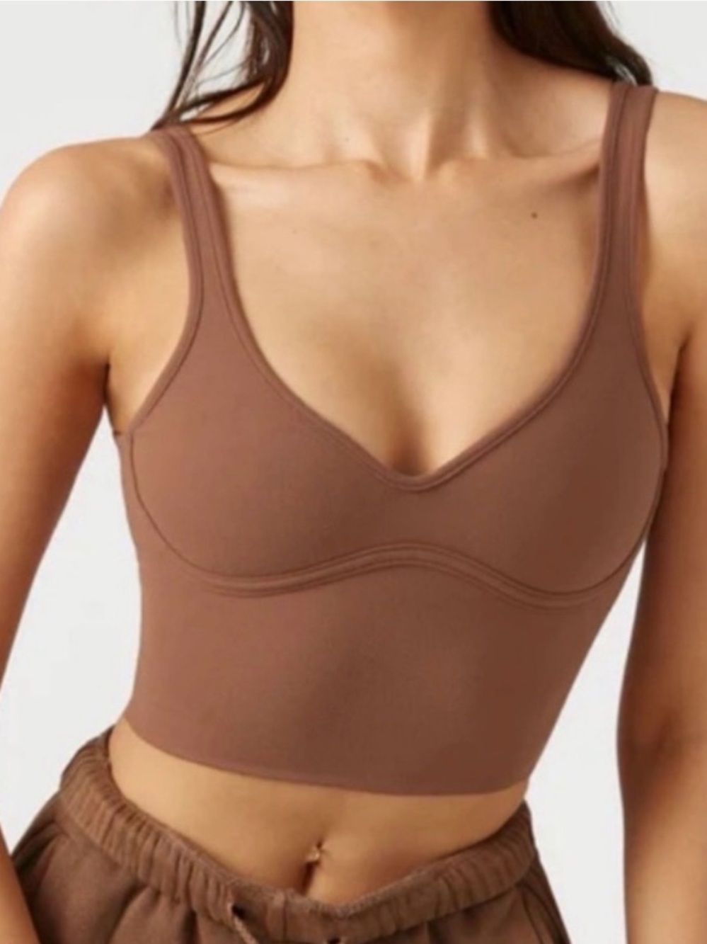 JOAH BROWN Contour Crop Tank